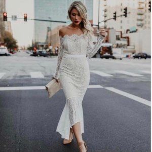 *NWT* Vici Dolls White Fishtail Wedding Dress